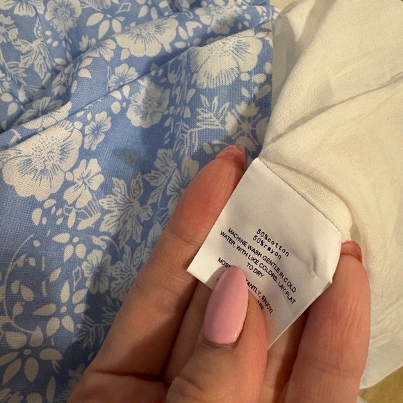 NWT PRIV Floral Blue & White Maxi Dress - Picture 7 of 13